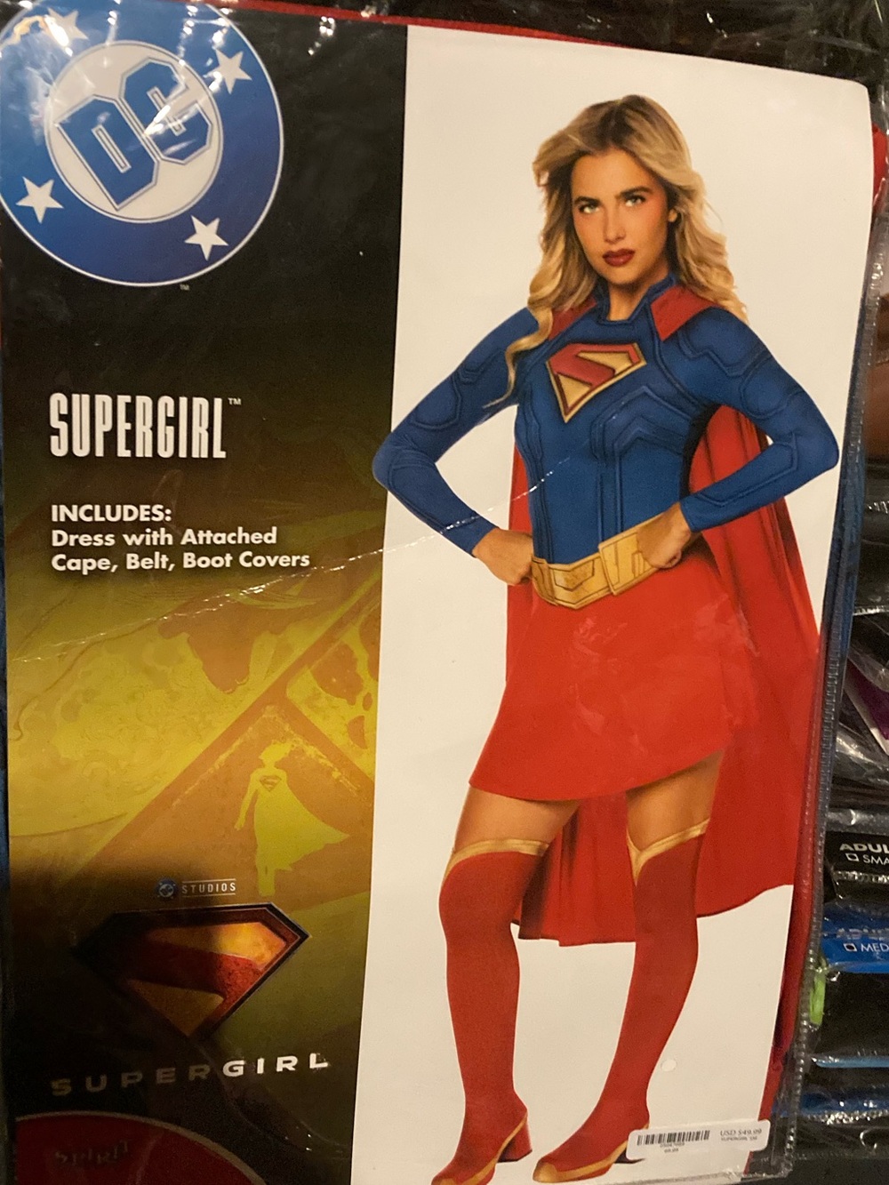 DC Superman Adult Supergirl Costume.